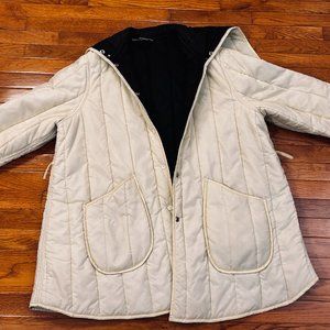 Quilted Puffer Jacket Oversized Vintage 1980s Korean